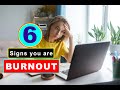 6 Signs You Are Burnt Out And Not Lazy. #burnout #stressrelief #depression