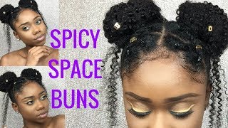 Space Bun Tutorial Diy Crochet Method Great For Short Natural Hair