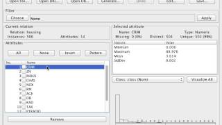 Linear Regression using Weka