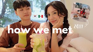 Revisiting our first date + how we met, LDR story international couple Mexican & Korean