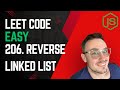 LeetCode 206. Reverse Linked List in JavaScript