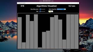 Selection sort visualizaition using Python3 and Tkinter