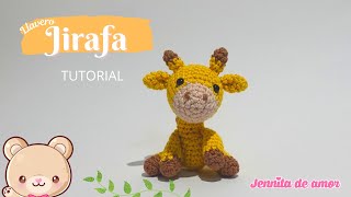 JIRAFA llavero Tutorial Amigurumi