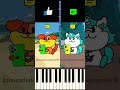 Useless app CatNap Smiling Critters Battle - pineappleanimation738 | Piano tutorial #shorts