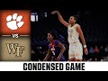 Clemson vs. Wake Forest Condensed Game | 2022-23 ACC Women’s Basketball