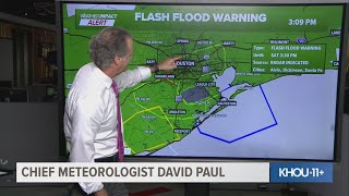 Weather Impact: Flash Flood Warning for Brazoria and Galveston counties extended