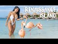 RENAISSANCE PRIVATE ISLAND, the BEST PLACE to see FLAMINGOS | El MEJOR LUGAR para ver FLAMENCOS 🦩🏝