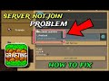 how to fix locating server problem in crafting and building