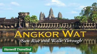 Angkor Wat with Sunrise in Archeological Park - Siem Reap, Cambodia