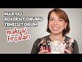 MAKYAJ KOLEKSİYONUMU TEMİZLİYORUM / MAKYAJ FIRÇALARI