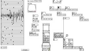 Pure data - Granular sample player