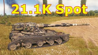 World of Tanks Manticore - 21,1K Spot Damage