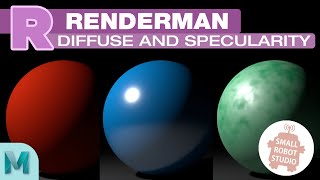 Renderman 23 PxrSurface Diffuse & Specular Tutorial