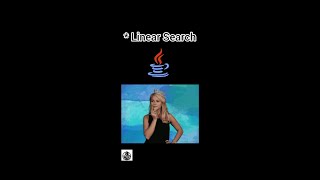 🤟🤯 Linear Search 🔥 Code in java #coding #tutorial #beginners #interview #shorts