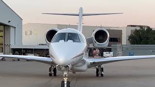 Citation X+ Startup & Taxi