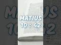 Matius 10 Ayat 42 | Matius 10:42 | #alkitabtube #matius10tb