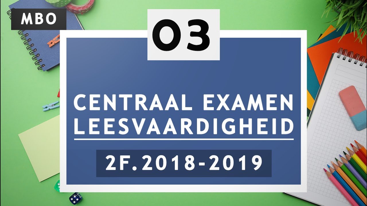 Facet Oefenen Nederlands Mbo 2F | Nederlands Leesvaardigheid Oefenen ...