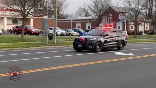 *Enfield, CT PD [NEW] Utility Interceptors* Responding to a weapons call code 3￼ 11/30/21￼