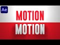 Create 3D Pop-Out Text Animation in After Effects | No Plugins Required - Motion Graphics Text