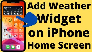 How to Add Weather Widget to iPhone Home Screen (iOS 17)