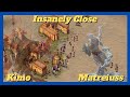 It Doesn't Get Closer Than This | Kimo (Set) vs Matreiuss (Zeus) #aom #ageofempires