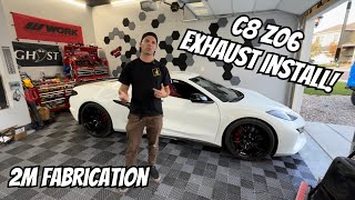 C8 Z06 exhaust install guide! 2M Fabrication