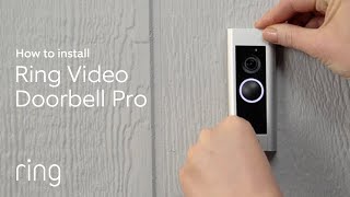 How to Install Ring Video Doorbell Pro | DiY Installation