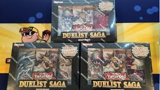 Yugioh Duelist Saga Unboxing 3 Mini Boxes - New Cards From Every Anime!