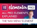 The Navigation Menu Tutorial | Elementor Pro