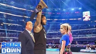 WWE FULL MATCH - Alexa Bliss Vs. Roman Reings : SmackDown Live Full Match