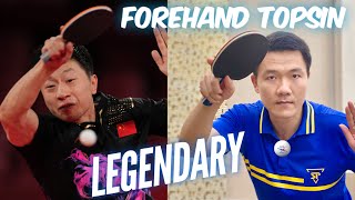 Technical Guide Forehand Topspin of The Legend of MA LONG | Tutorial