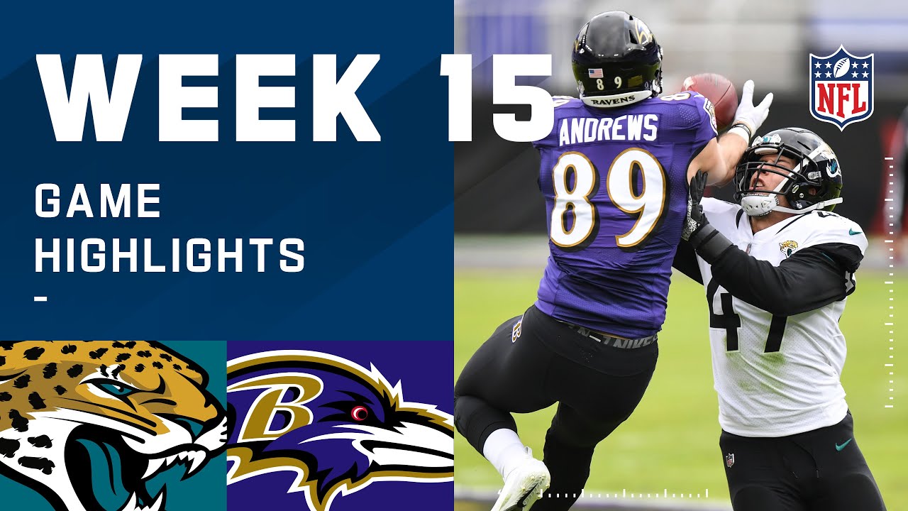 Jaguars Vs. Ravens Week 15 Highlights | NFL 2020 - YouTube