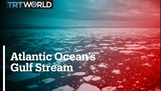 Atlantic Ocean Gulf stream extremely weak