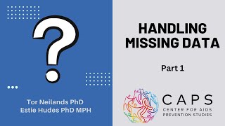 Handling Missing Data Part 1
