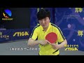 Chinese forehand technique with sidespin