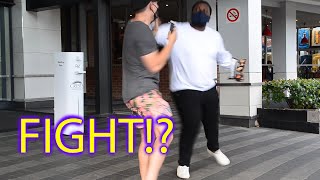 Taking pictures of strangers, but it's actually a selfie - Prank GONE WRONG