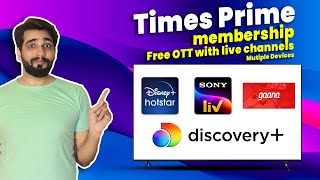Free OTT App with Times Prime Membership | Free Disney+ Hotstar, Sony Liv, Discovery + | Hindi