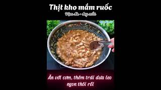 Thịt kho mắm ruốc ăn hết nồi cơm #bepcuavo #thitkhomamruoc #thitmamruoc