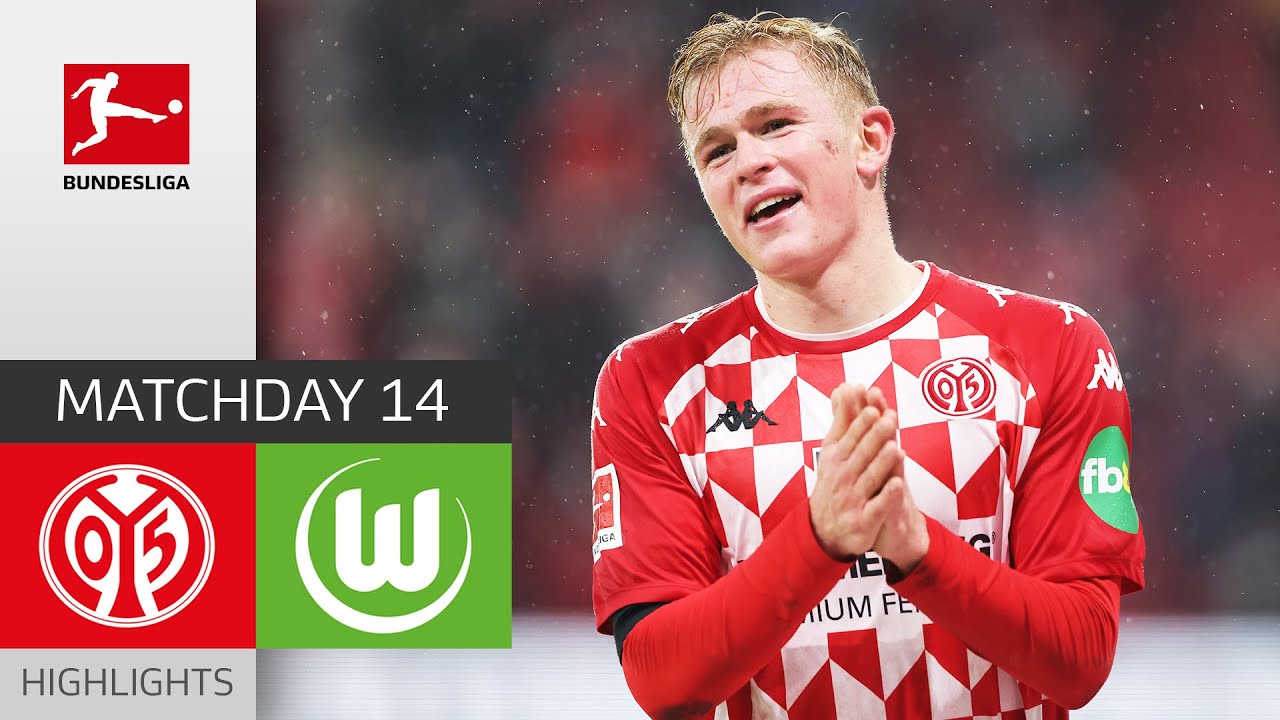 1. FSV Mainz 05 - VfL Wolfsburg 3-0 | Highlights | Matchday 14 ...