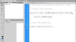 Flash CS6 Actionscript 3 & 2 for Beginners - Functions