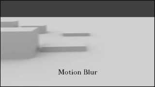 Motion Blur Vs. No Motion Blur