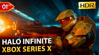 Halo Infinite Campaign Gameplay Walkthrough - Part 1. No Commentary [Xbox Series X HDR]