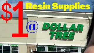 $1 Resin Craft \u0026 Mold Making Supplies \u0026 Tools @ Dollar Tree