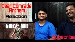 Dear Comrade Anthem  Reaction | Tamil | Vijay Deverakonda | Rashmika | Reaction by Gnanendra|