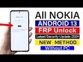 All Nokia Gmail Account Remove | ANDROID 13 (Without pc)