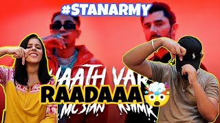 MC STAN X @KSHMRmusic  HAATH VARTHI OFFICIAL MUSIC VIDEO REACTION | #stanarmy