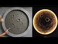 Making your own moon is very easy with cement