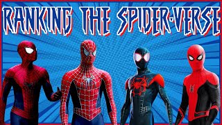 RANKING ALL THE SPIDER-MAN MOVIES | SPIDER-VERSE RANKED SONY AND MARVEL MCU | NO WAY HOME PODCAST