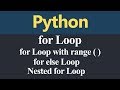 for loop and Nested for Loop in Python (Hindi)