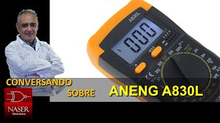 Multímtero Económico Aneng A830L, Unboxing y Revisión General.